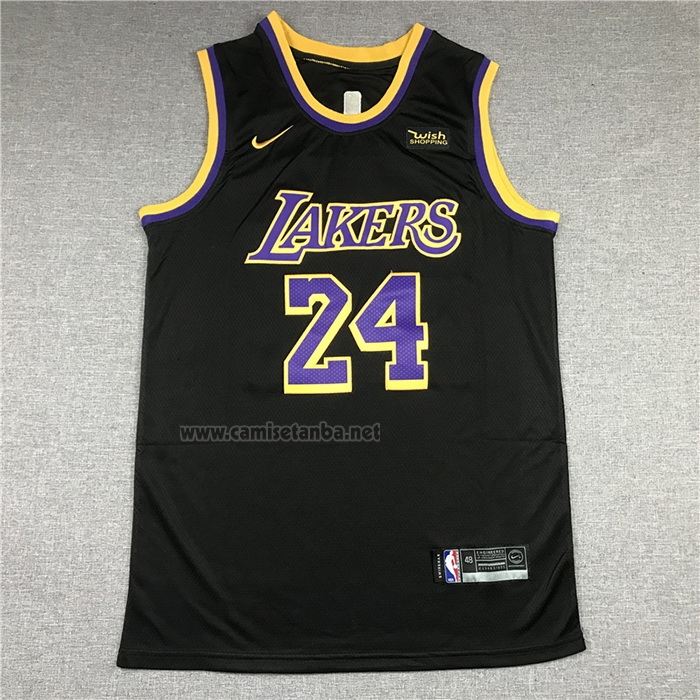 Camiseta Los Angeles Lakers Kobe Bryant #24 Earned 2020-21 Negro